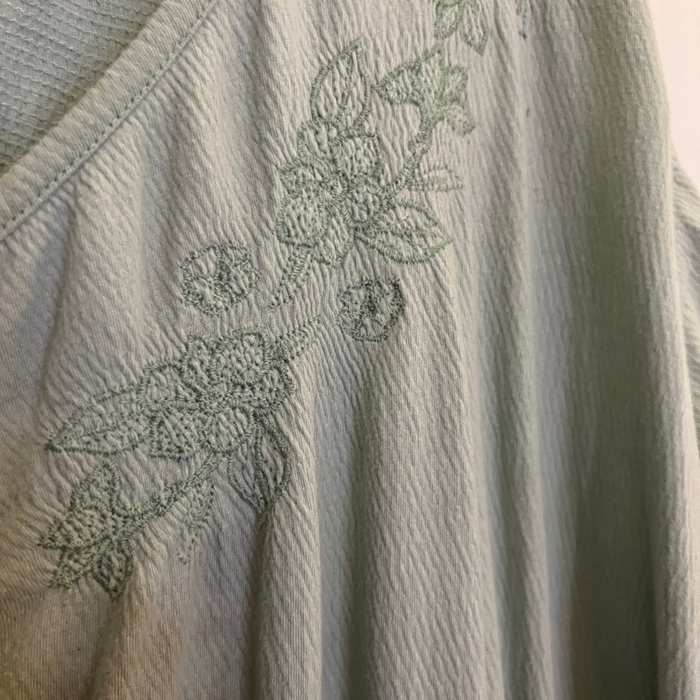 Vintage Mint Blair Dress with embroidery - Picture 3 of 4